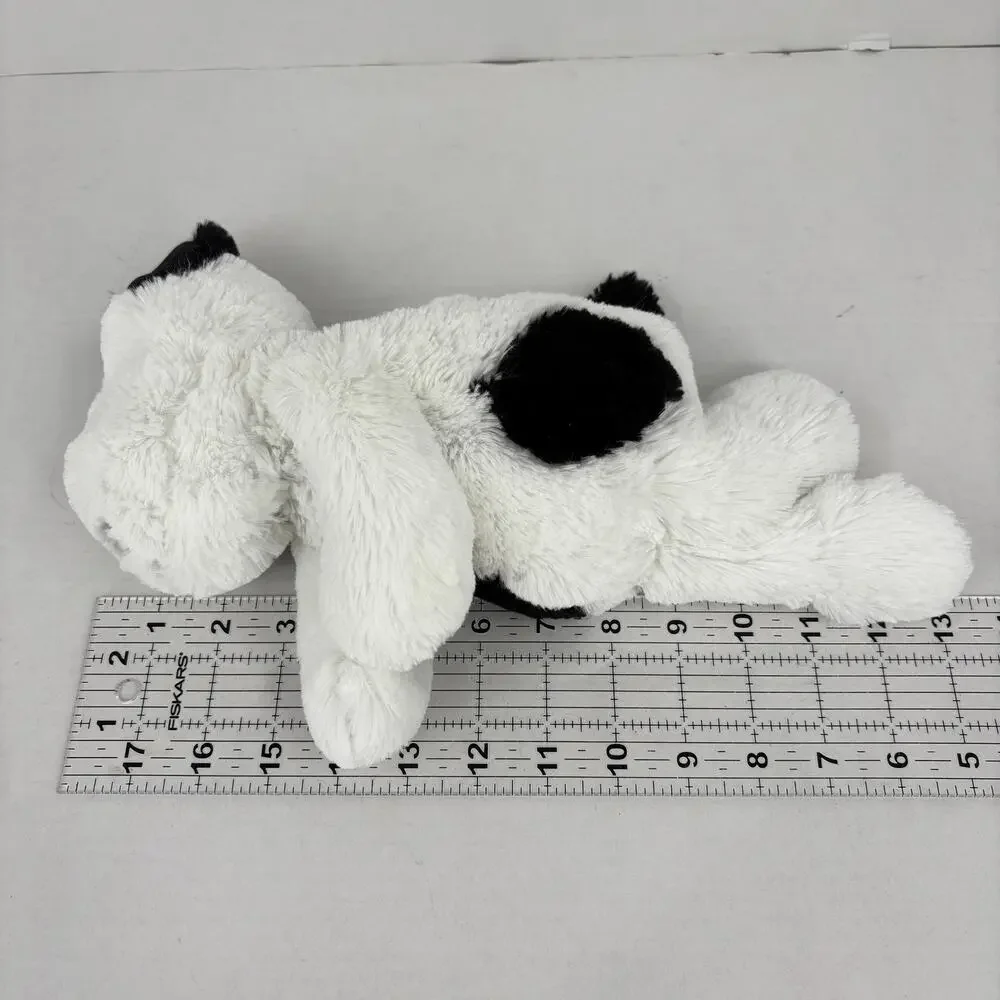 Ty‎ Attic Treasures Muggy Plush Puppy Dog White Black Spots Stuffed Toy 13 Inch